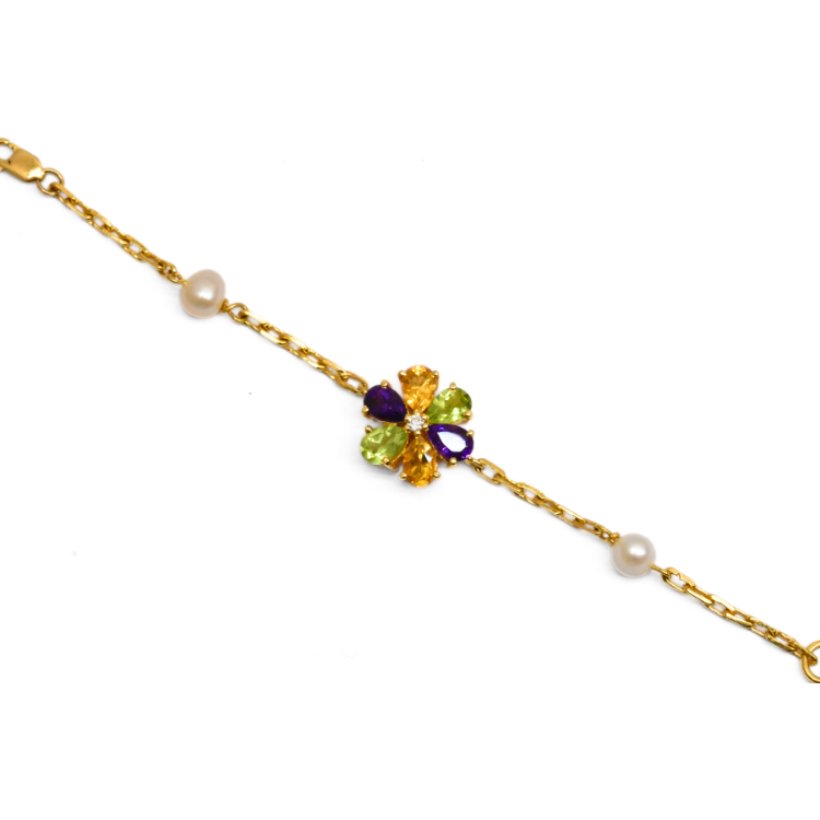 Picture of Tourmaline and Pearl Bracelet